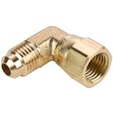 Flare to Female Flare Swivel - 90 Swivel Elbow - Brass 45 Flare Fittings